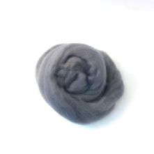 50g Pack of Grey 23 Micron Merino Wool Tops